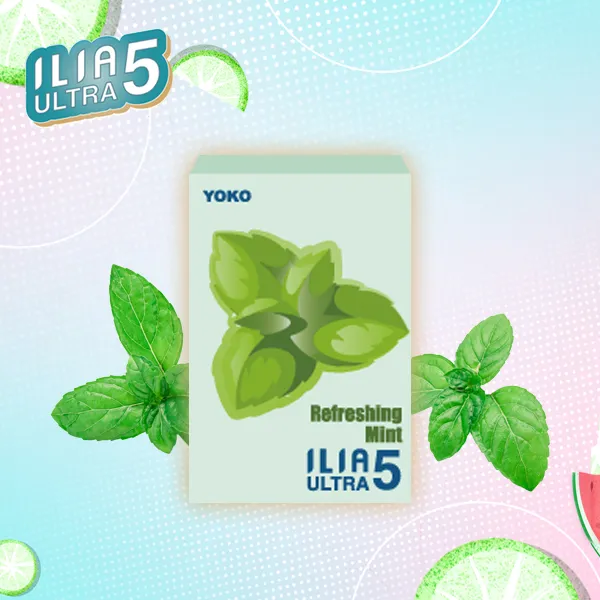 電子煙煙彈 哩亞ILIA ULTRA 5菸彈 23種口味 激情薄荷