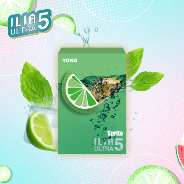 激爽雪碧｜ILIA ULTRA 5代煙彈 陶瓷霧化芯 2ml/3顆 含3.5%尼古丁