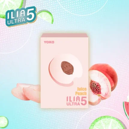 電子煙煙彈 哩亞ILIA ULTRA 5菸彈 23種口味 爆汁蜜桃